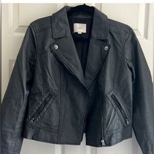 LOFT Black Motorcycle Jacket